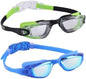Aegend Kids Swim Goggles, Pack of 2 Swimming Goggles for Children Boys & Girls Age 3-14