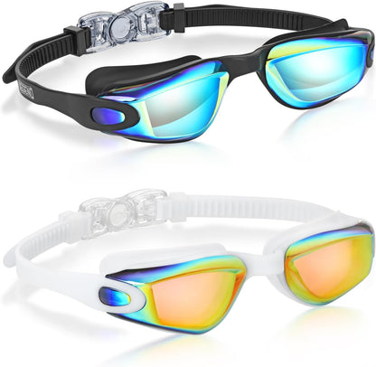 Aegend Kids Swim Goggles, Pack of 2 Swimming Goggles for Children Boys & Girls Age 3-14
