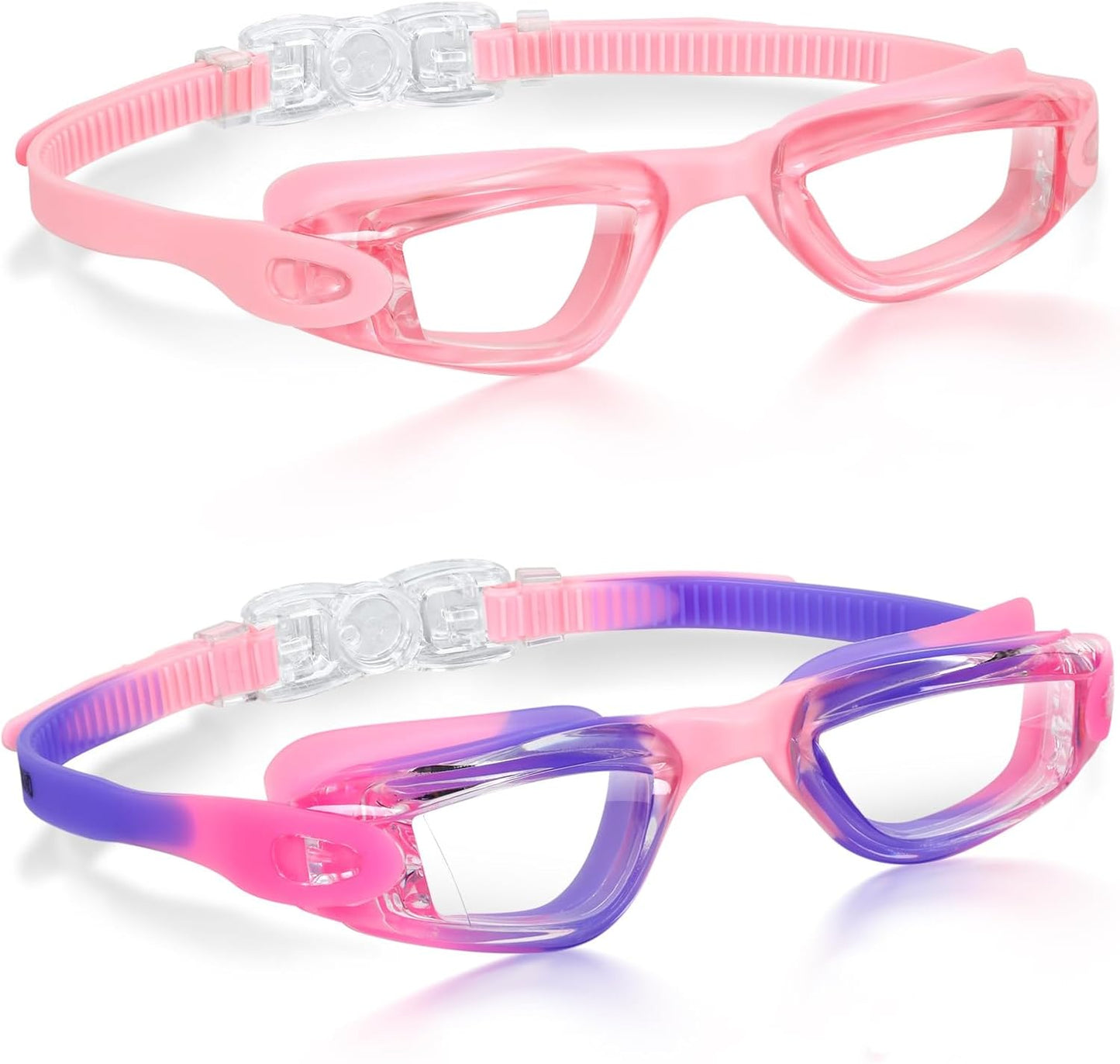 Aegend Kids Swim Goggles, Pack of 2 Swimming Goggles for Children Boys & Girls Age 3-14