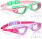 Aegend Kids Swim Goggles, Pack of 2 Swimming Goggles for Children Boys & Girls Age 3-14