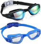 Aegend Kids Swim Goggles, Pack of 2 Swimming Goggles for Children Boys & Girls Age 3-14