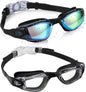 Aegend Kids Swim Goggles, Pack of 2 Swimming Goggles for Children Boys & Girls Age 3-14