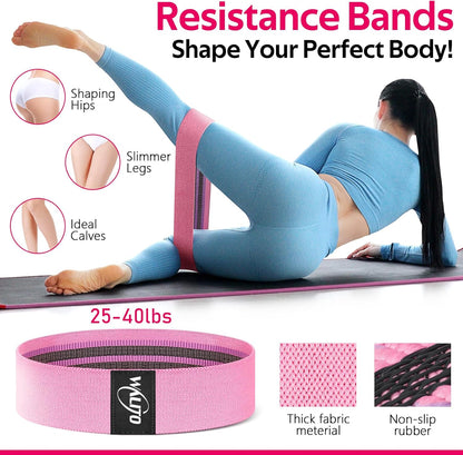 WALITO 8Pcs Barbell Pad Set for Hip Thrust - Squat Pad,Gym Accessories for Women with Bar Bad,Bench Press, with Gym Ankle Straps,Resistance Bands for Working Out,Lifting Strap,Carry Bag